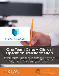 One Team Care: A Clinical Operation Transformation