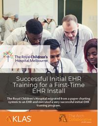 Successful Initial EHR Training for a First-Time EHR Install
