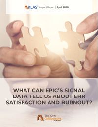 What Can Epic's Signal Data Tell Us About EHR Satisfaction and Burnout?