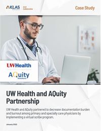 UW Health and AQuity Partnership