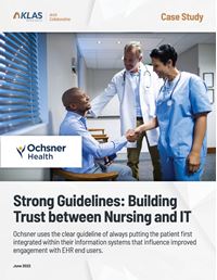 Strong Guidelines: Building Trust between Nursing and IT