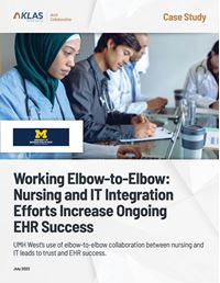 Working Elbow-to-Elbow: Nursing and IT Integration Efforts Increase Ongoing EHR Success