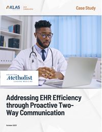 Addressing EHR Efficiency through Proactive Two-Way Communication