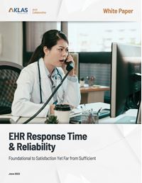 EHR Response Time & Reliability