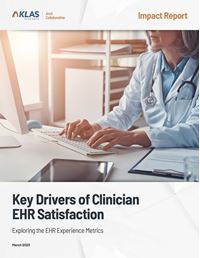 Key Drivers of Clinician EHR Satisfaction