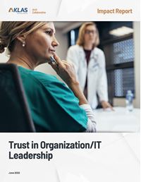 Trust in Organization/IT Leadership 2022