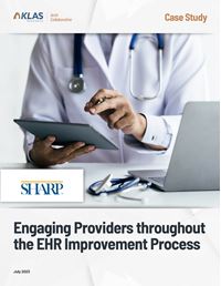 Engaging Providers throughout the EHR Improvement Process