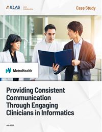 Providing Consistent Communication Through Engaging Clinicians in Informatics