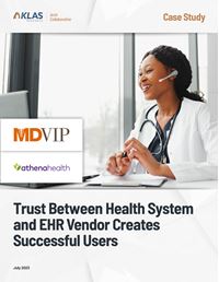 Trust Between Health System and EHR Vendor Creates Successful Users