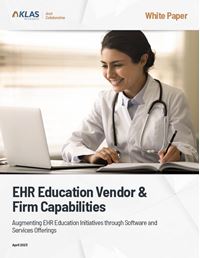 EHR Education Vendor & Firm Capabilities