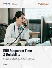 EHR Response Time & Reliability 2022
