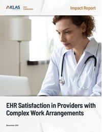 EHR Satisfaction in Providers with Complex Work Arrangements 2022