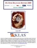 Core Clinical Systems: On Time Delivery Report 2005