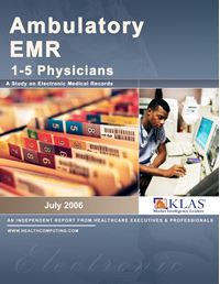 Ambulatory EMR Report 2006 (1-5 Physician Practices)