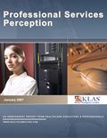 Professional Services Perception 2007