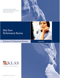 2009 Mid-Term Performance Review - Software and Professional Services