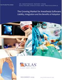 The Growing Market for Anesthesia Software