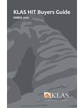 KLAS HIT Buyers Guide 2010