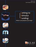 Getting to Stimulus Funding: Which Consultants Can Help?