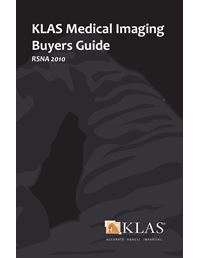 KLAS Medical Imaging Buyers Guide 2010