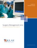 Surgery Management 2010: In Pursuit of Advanced Functionality