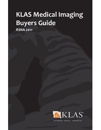 KLAS Medical Imaging Buyers Guide 2011