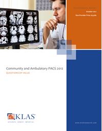 Community and Ambulatory PACS 2012