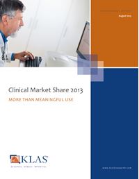 Clinical Market Share 2013