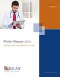 PatientKeeper 2013: A New Take on Inpatient CPOE