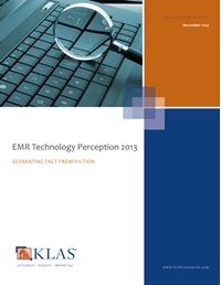 EMR Technology Perception 2013