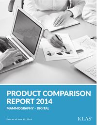 Digital Mammography Product Comparison Report 2014