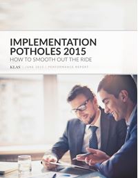 Implementation Potholes 2015