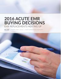 2016 Acute EMR Buying Decisions