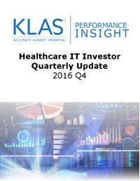 Healthcare IT Investor Update 2016 Q4