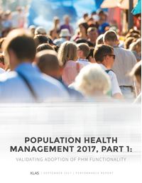 Population Health Management 2017, Part 1