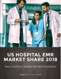 US Hospital EMR Market Share 2018