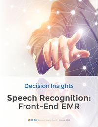 Speech Recognition—Front-End EMR 2018