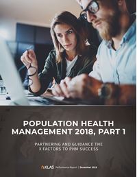 Population Health Management 2018, Part 1