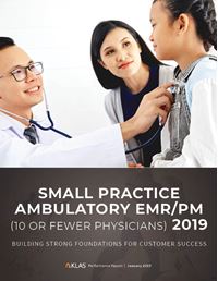 Small Practice Ambulatory EMR/PM (10 or Fewer Physicians) 2019