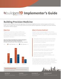 Precision Medicine Implementer's Guide 2019