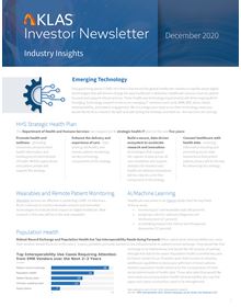 December 2020 Investor Newsletter