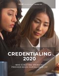 Credentialing 2020: Who is Meeting Emergent Provider Needs During COVID-19?) Report Cover Image