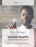 Verata Health (Now Part of Olive) 2021: End-to-End Prior Authorization