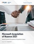 Microsoft Acquisition of Nuance 2021: Nuance Customer Perceptions of Acquisition's Impact