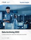 Data Archiving 2022: In a Competitive Market, Who Is Being Selected and Why? (A Decision Insights Report)) Report Cover Image