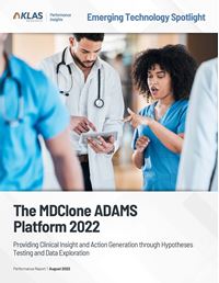 The MDClone ADAMS Platform
