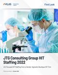 JTG Consulting Group HIT Staffing 2022: LIS-Focused HIT Staffing from a Vendor-Agnostic Boutique HIT Firm