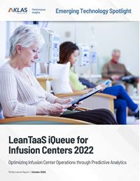 LeanTaaS iQueue for Infusion Centers
