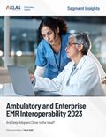 Ambulatory and Enterprise EMR Interoperability 2023 Report Cover Image