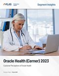 Oracle Health (Cerner) 2023: Customer Perceptions of Oracle Health) Report Cover Image
